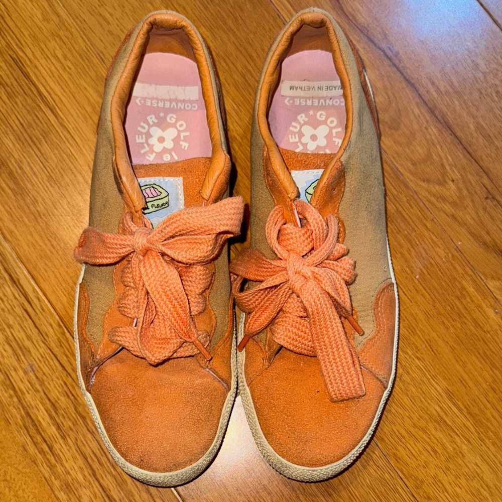 Converse Golf le Fleur Men Orange Sneakers